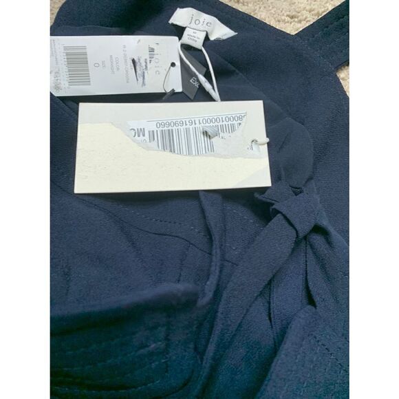 New. JOIE blue cropped leg jumpsuit. - Picture 8 of 10